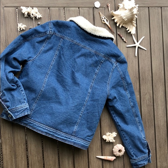 🌴🌼DICKIES- Faux Shearling Lined Denim Jacket🌼🌴 - Picture 12 of 12